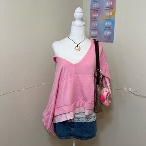 FP Movement by Free People Pink bonfire Sweatshirt